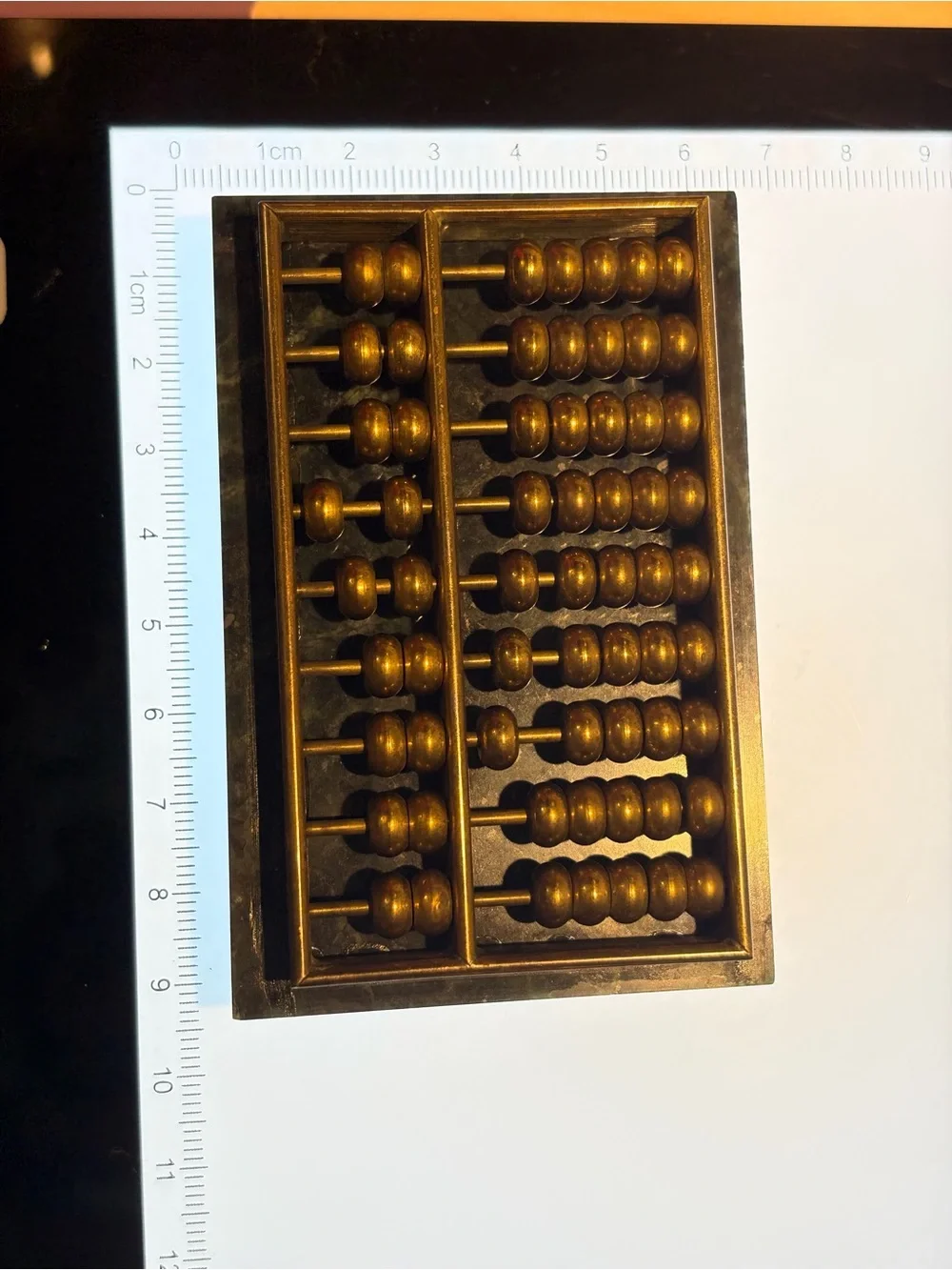 Bronze Abacus Decorative Desktop Accent - Bronze